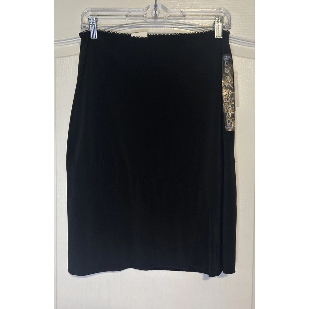 Old Navy Black Half Slip Low Waist Lace Trim Small 231570-00-1-0001